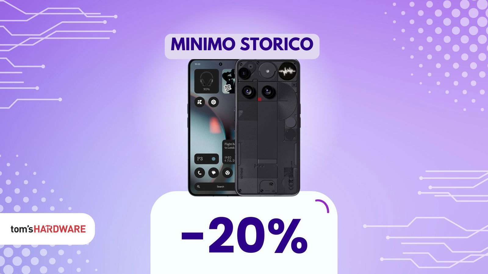 Nothing Phone (3) al minimo! Distinguiti dalla massa con un telefono unico