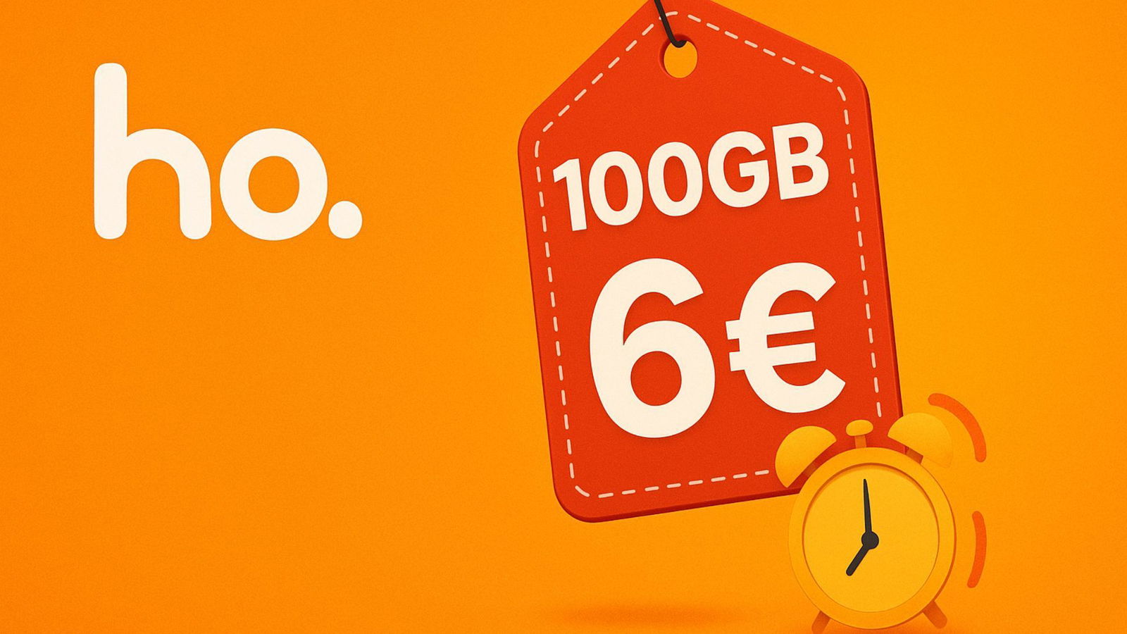 Mega offerta Ho Mobile: 100GB a meno di 6€, tempo limitato!