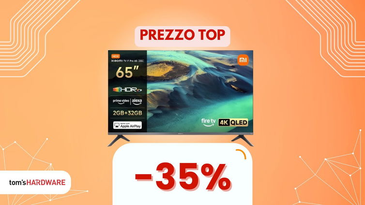 Immagine di Alto budget? Non serve più: TV 65” Xiaomi scontata del 35% su Amazon