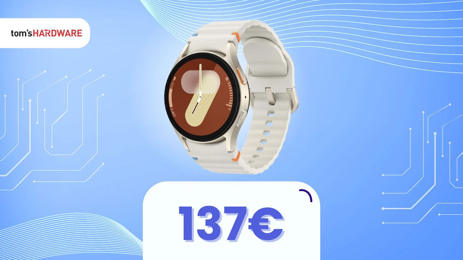 Al polso la tecnologia del Galaxy Watch 7 a soli 137€