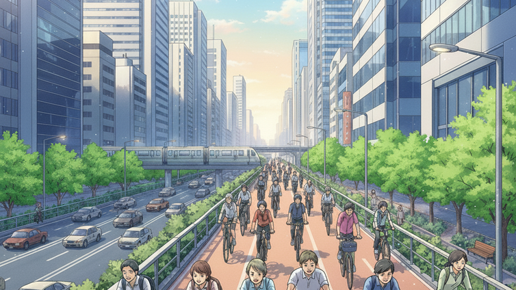 Immagine di Boom delle bici nelle città: superano le auto