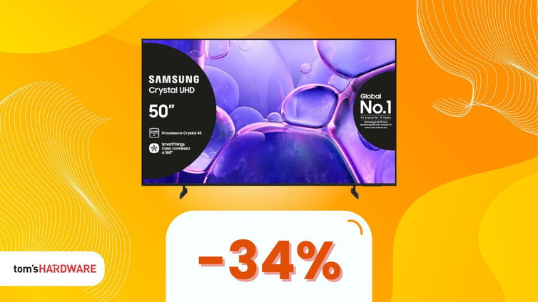 Immagine di TV Samsung 50'' (2025) a 314€: il best buy prima di novembre