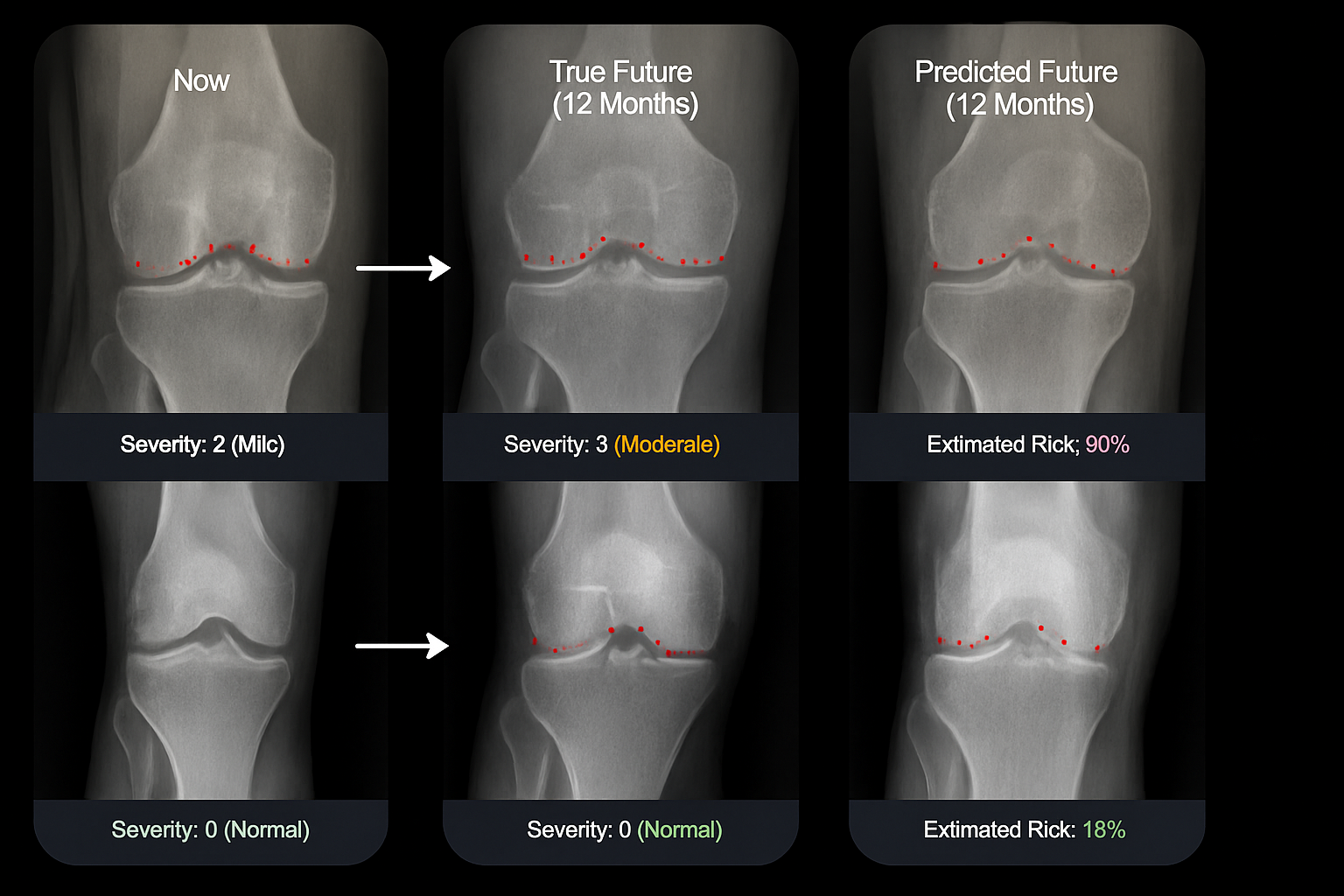 Il futuro del tuo ginocchio? Ora lo puoi vedere con l'IA