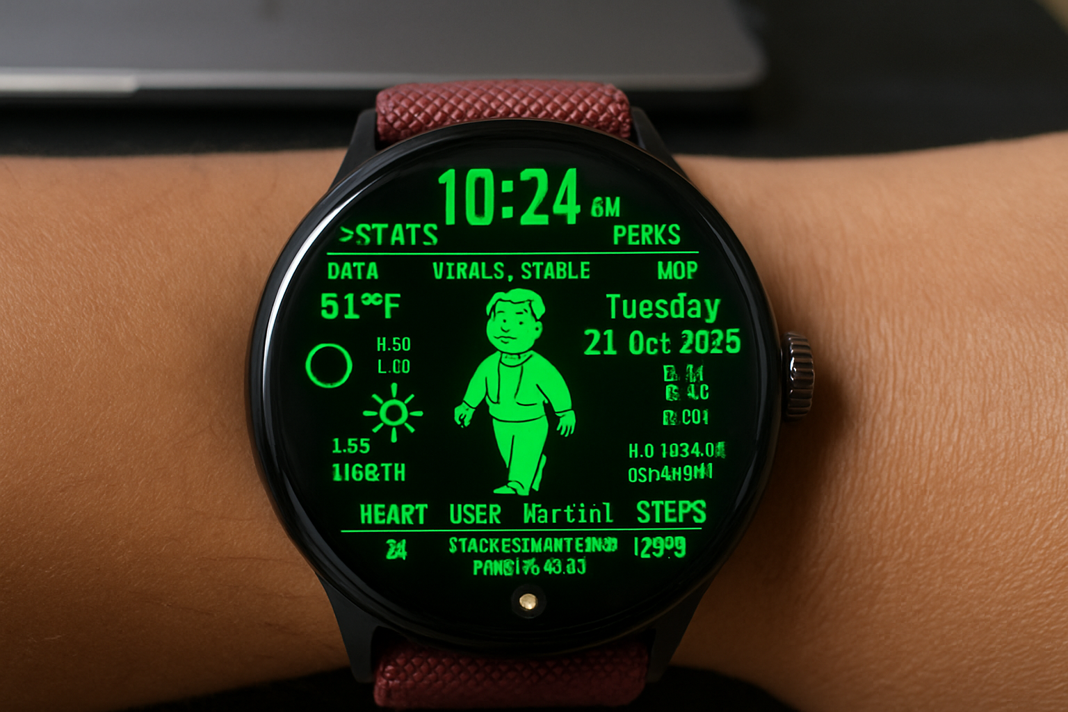 Il Pixel Watch 4 è stato trasformato in un Pip-Boy