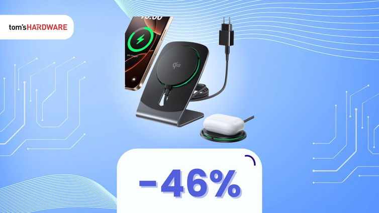 Immagine di Non serve il cavo: questo caricatore wireless ti dà il 70% in un’ora
