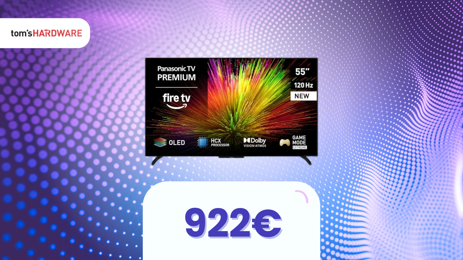 Con questo sconto, il Panasonic OLED sfida LG e Samsung anche sul prezzo