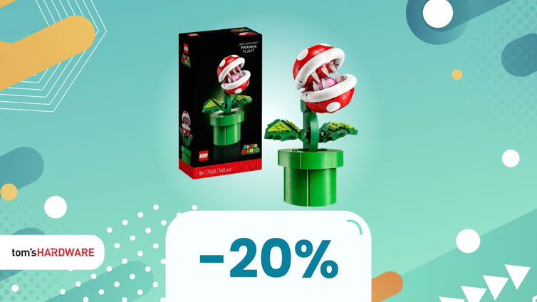 Immagine di Una Piranha di Super Mario in salotto? Tranquillo, qui morde solo con stile