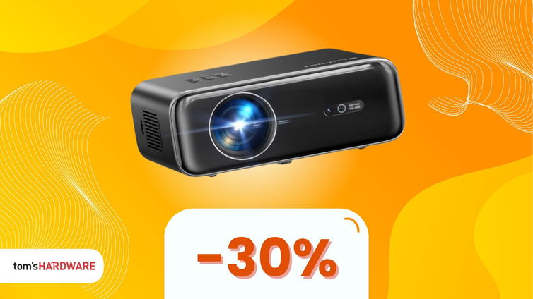 Immagine di Inverno sul divano? Fai esplodere Netflix sul muro con questo proiettore