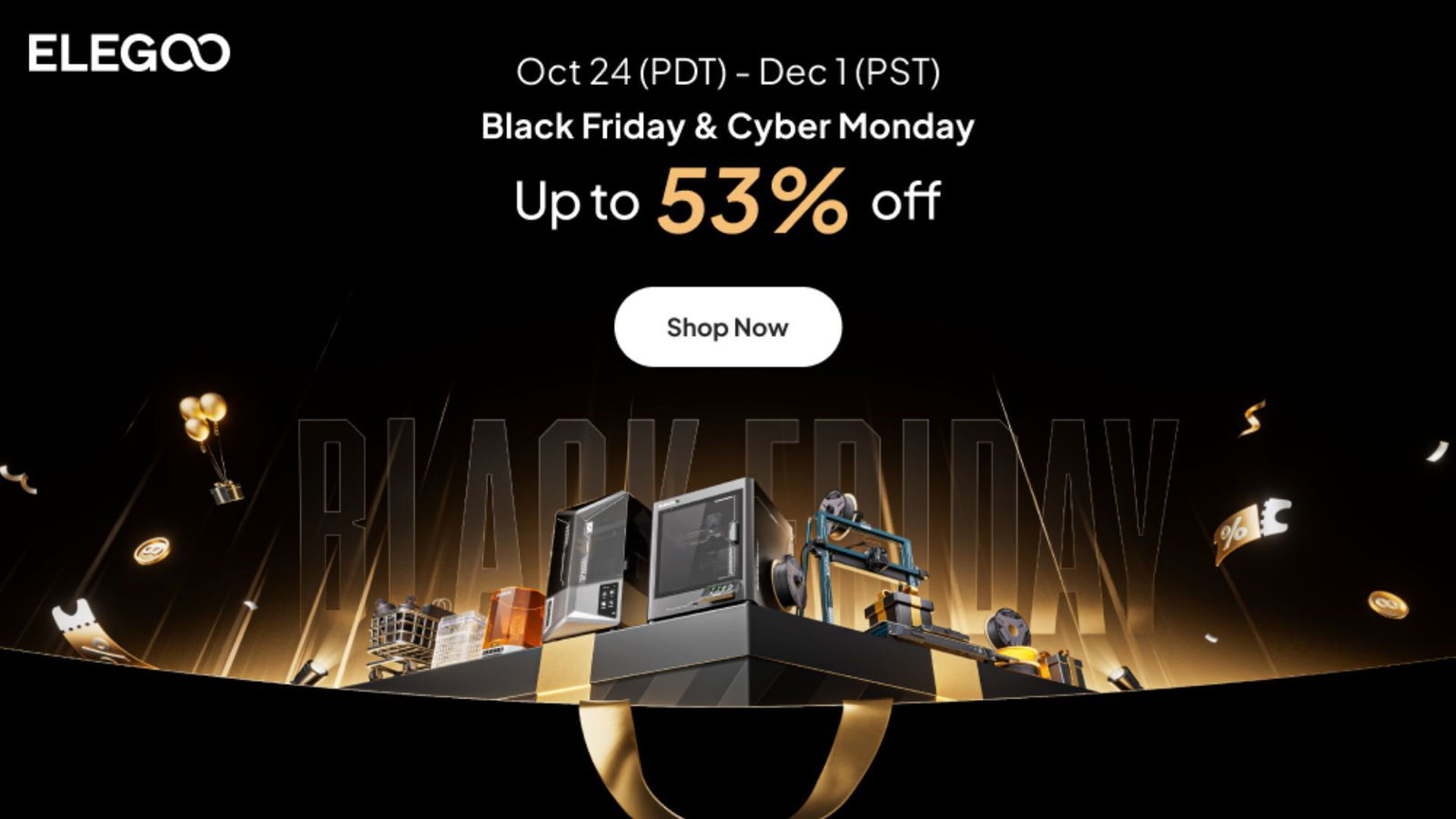 Il tuo mondo della stampa 3D merita il Black Friday di Elegoo