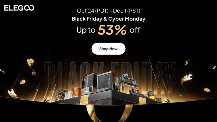 Immagine di Il tuo mondo della stampa 3D merita il Black Friday di Elegoo