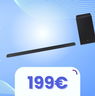 Togli la metà e poi altri 100€: così MediaWorld ha scontato la soundbar Samsung