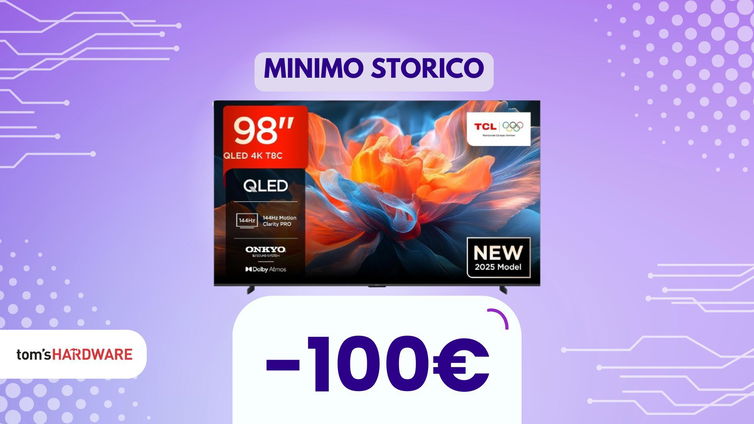 Immagine di TV enorme ma il prezzo di questa TCL da 98" non lo è