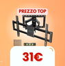 Nuova TV gigante? Questo supporto da 31€ tiene fino a 86 pollici senza problemi