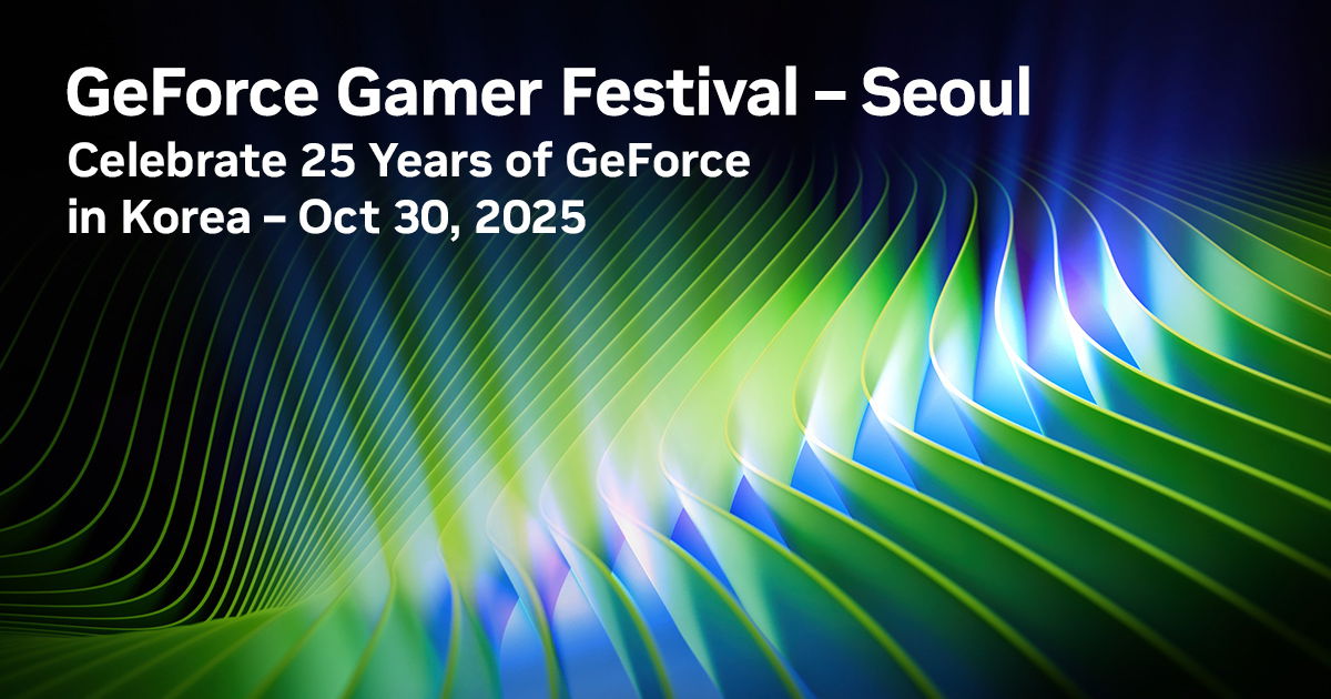 NVIDIA celebra 25 anni di GeForce in Corea