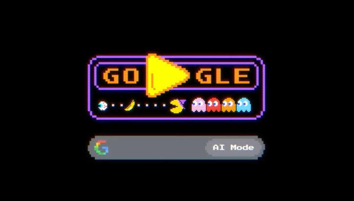 Immagine di Google celebra i 45 anni di Pac-Man con un Doodle