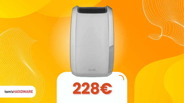 Immagine di Sconto del 49% su un deumidificatore che fa anche da asciugatrice