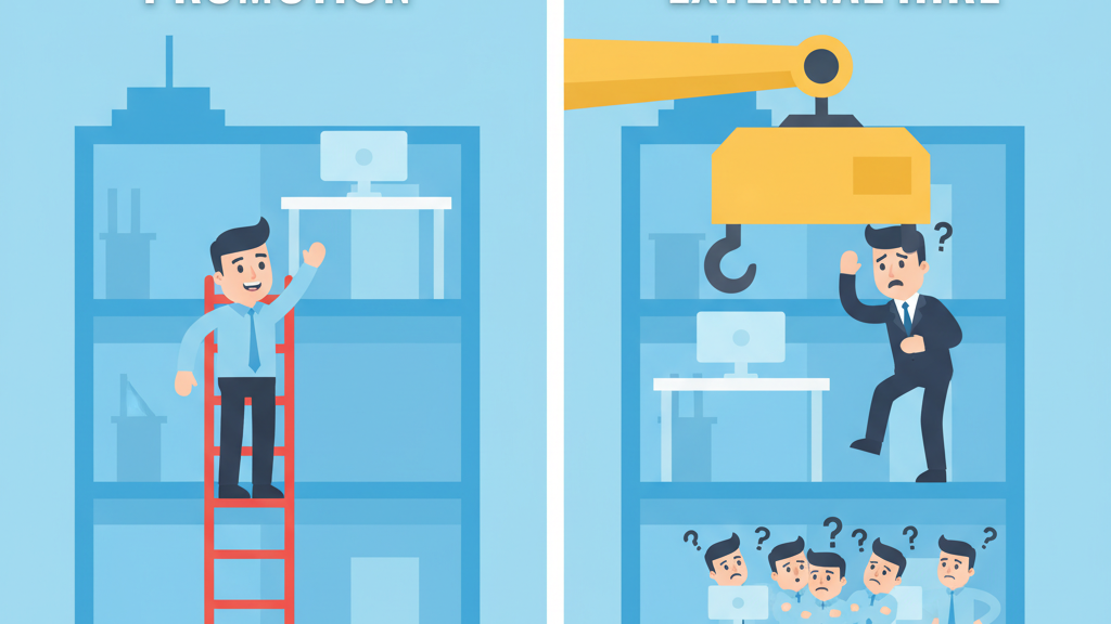 Immagine di Promuovere personale interno è meglio che assumere da fuori