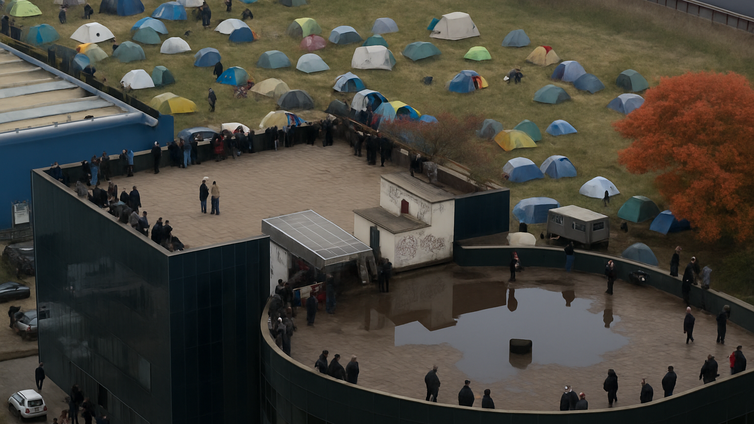 Immagine di Rave party nella ex fabbrica Bugatti: è allarme