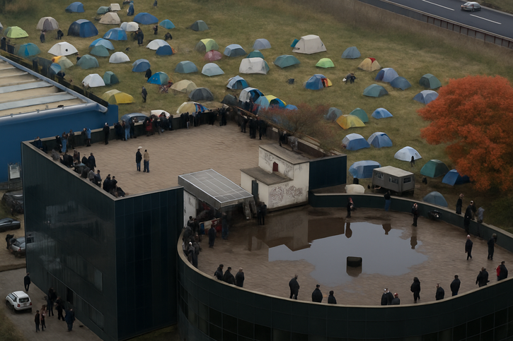 Immagine di Rave party nella ex fabbrica Bugatti: è allarme