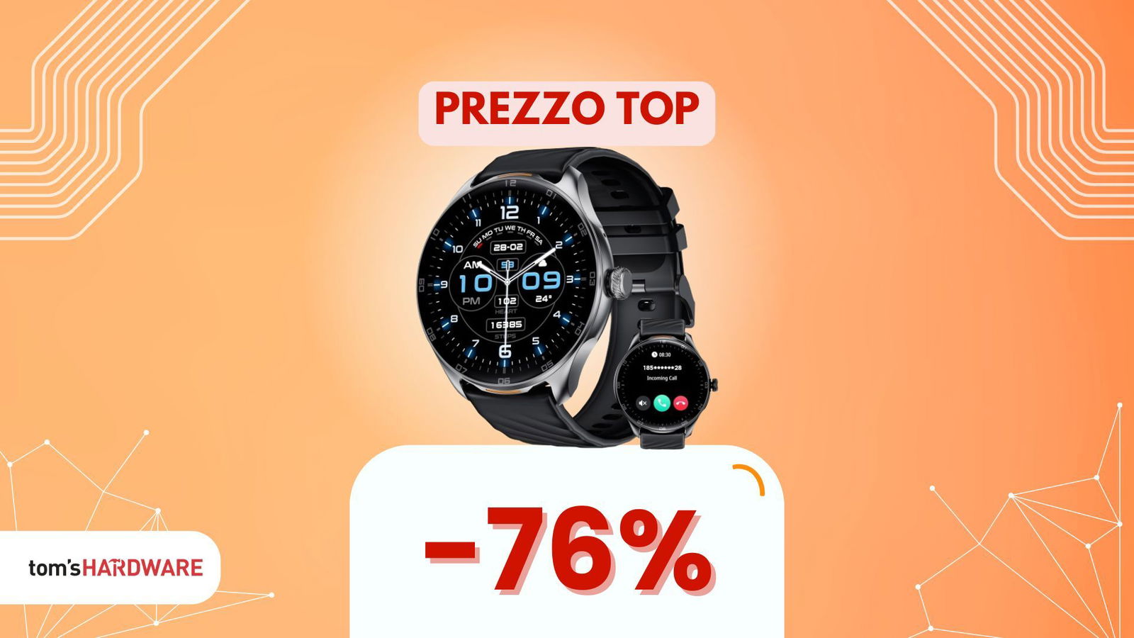 Questo smartwatch è talmente scontato da chiedersi se il produttore ci rimetta