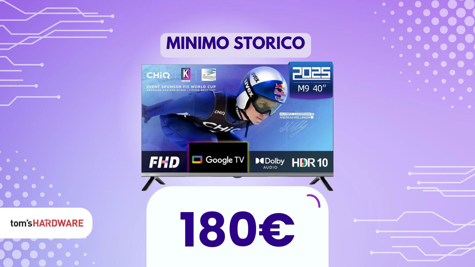 Sconto anche su questa TV economica! Amazon vi fa avere la Google TV a meno di 180€