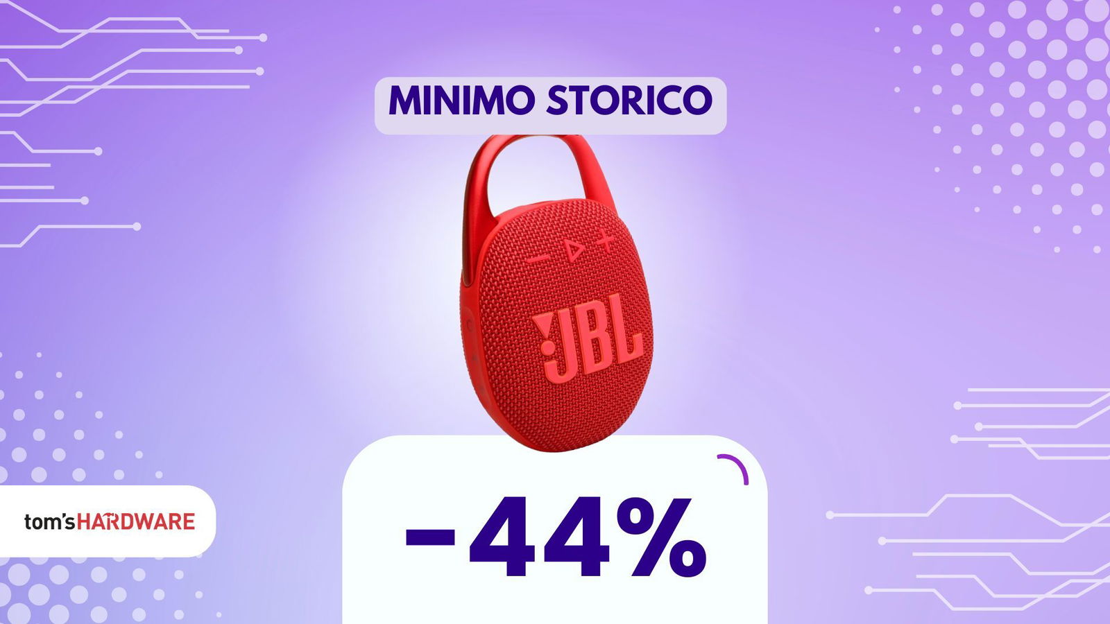 Immagine di La JBL rossa che volevi ora è al -44%: non fartela scappare!
