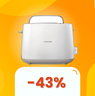 Il meglio anche nelle piccole cose: tostapane Philips a -43%