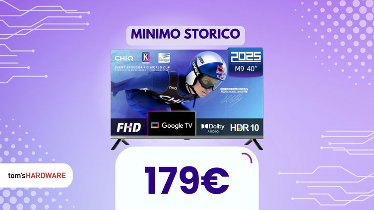 Immagine di Design da top di gamma, ma il prezzo di questa TV è di 179€
