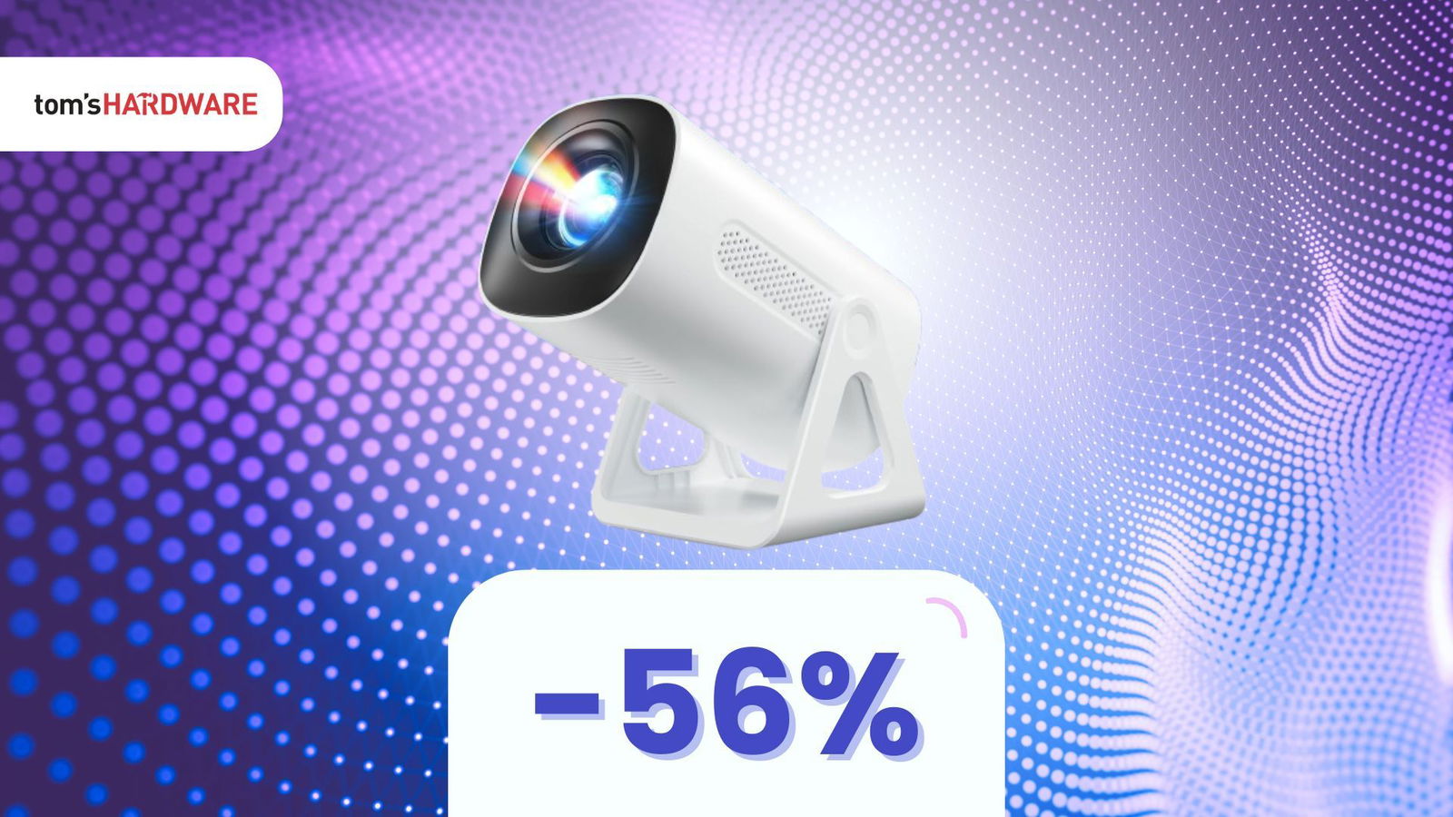 Vale la pena? Testa questo proiettore da 57€ come alternativa alla TV