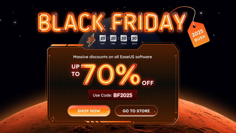 Immagine di EaseUS ti salva dai guai del PC. Black Friday fino al 70% di sconto