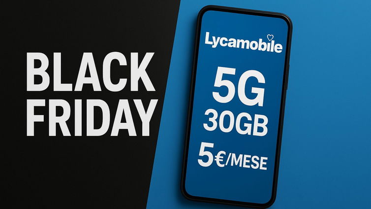 Immagine di Black Friday anche da Lycamobile: 5G, 30GB e altro a soli 5€/mese