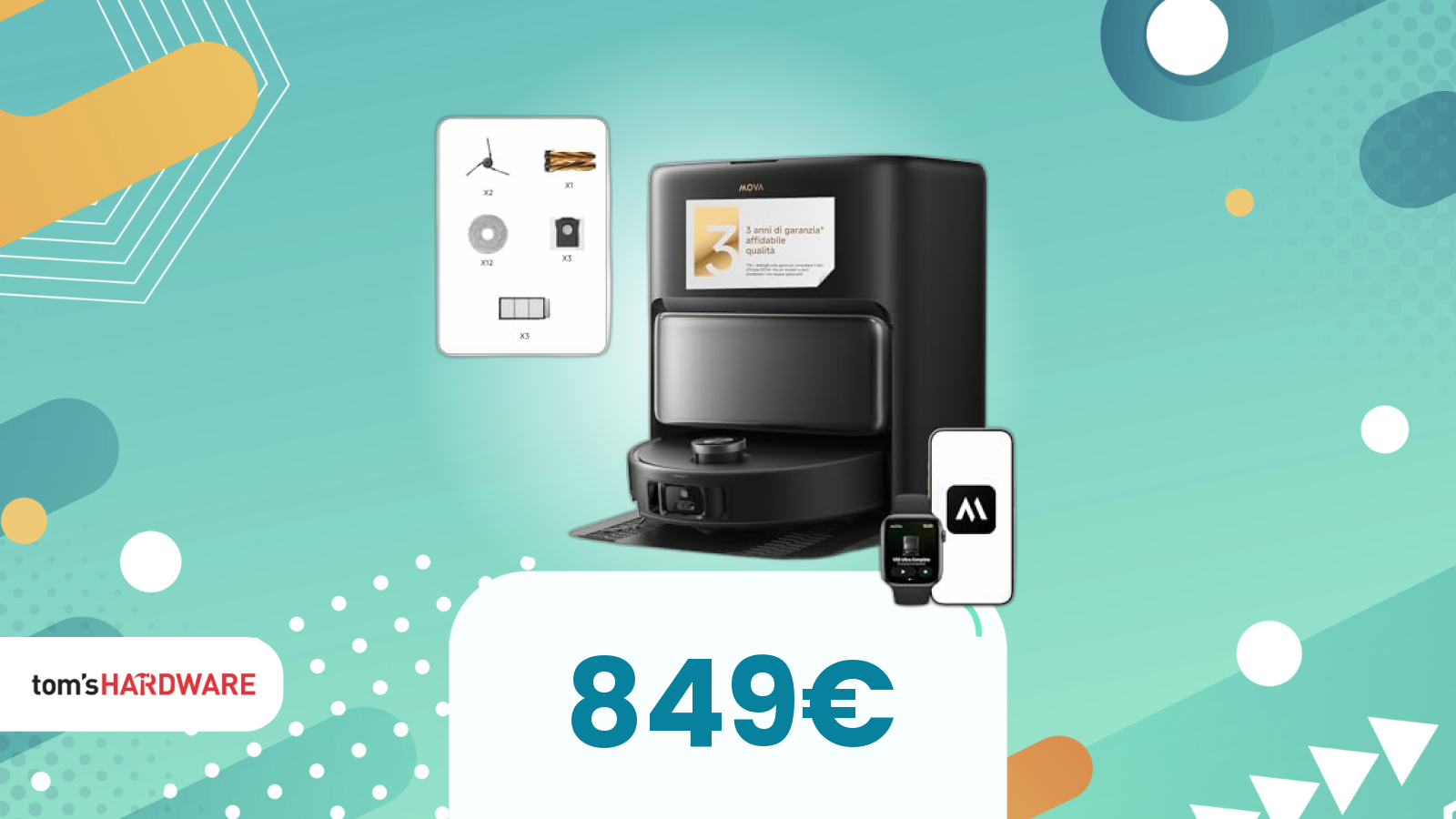 Lo sconto (-350€) resterà invariato al Black Friday per questo robot MOVA