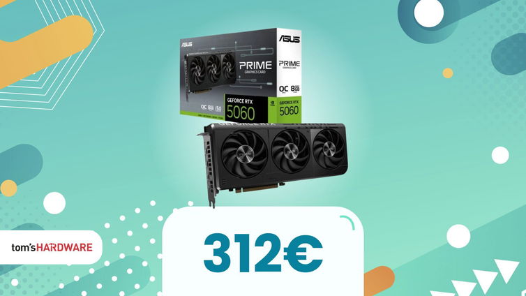 Immagine di RTX 5060 a 312€? La Asus Prime fa salire l’attrattiva