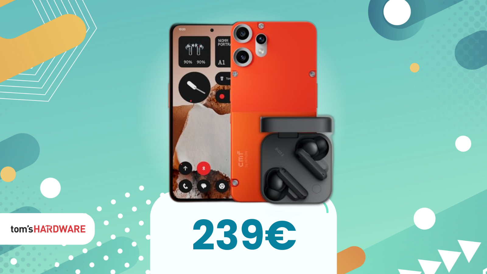 Immagine di CMF BY NOTHING: telefono e auricolari insieme a meno di 240€