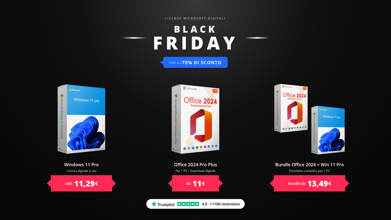 Immagine di Buone notizie, il Black Friday offre Office 2024 a vita per soli 11€