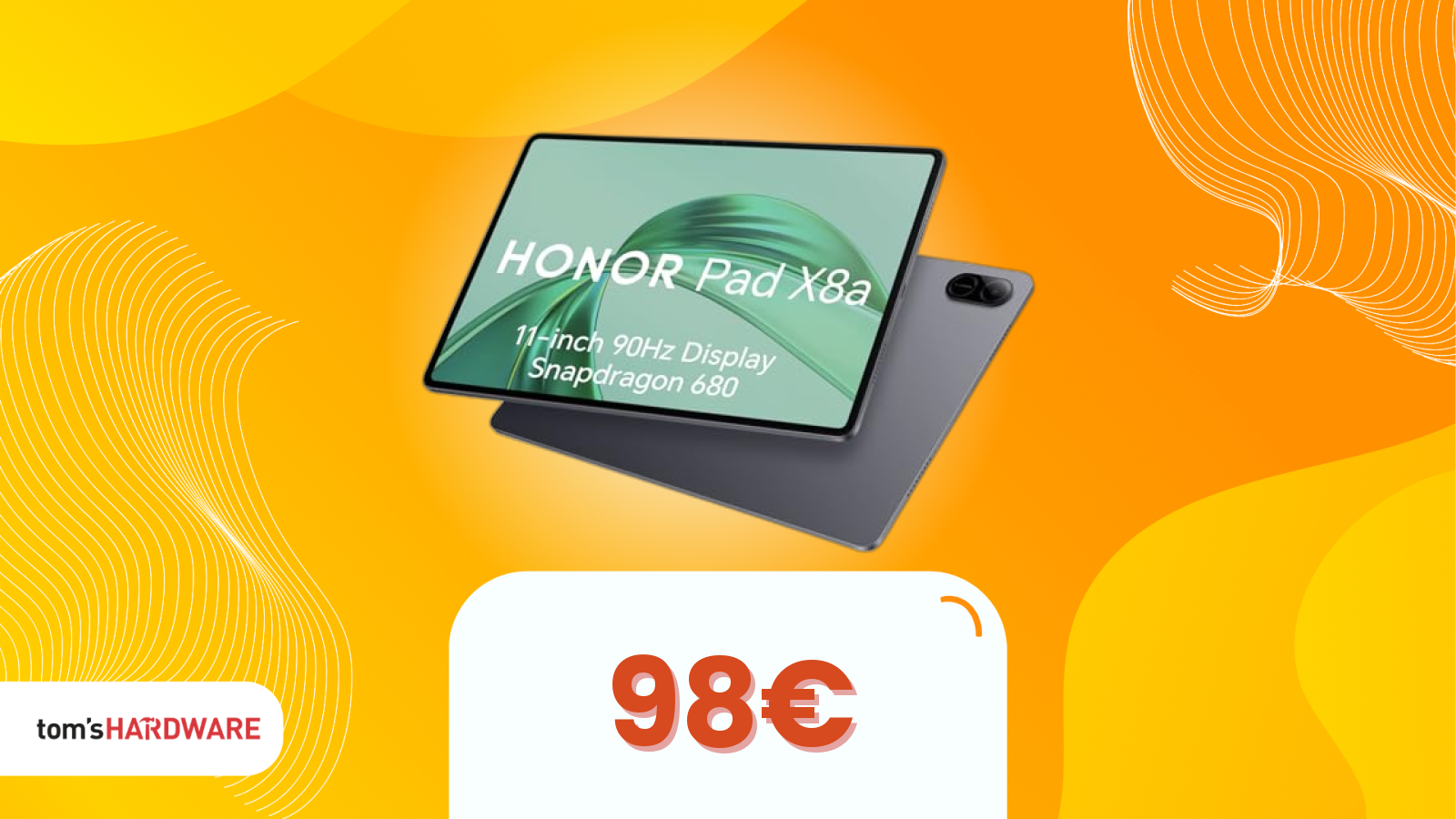 Amazon liquida questo tablet Honor: prezzo shock sotto i 100€ per un tempo ridotto