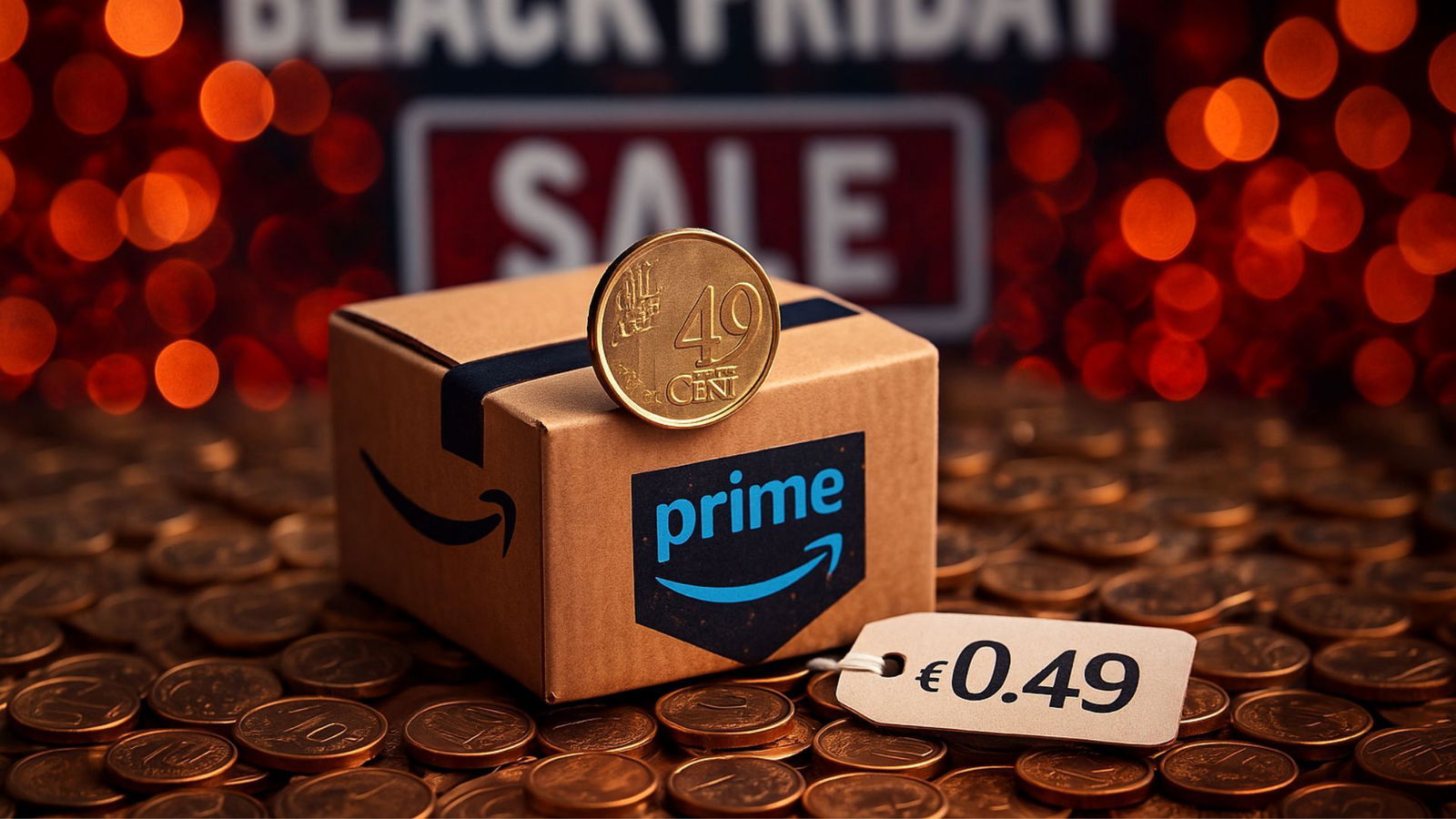 Amazon Prime a 0,49€ per spedizioni gratuite durante il Black Friday