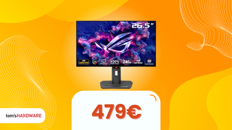 Immagine di Gaming al top: ASUS ROG OLED 27'' a un prezzo stracciato!
