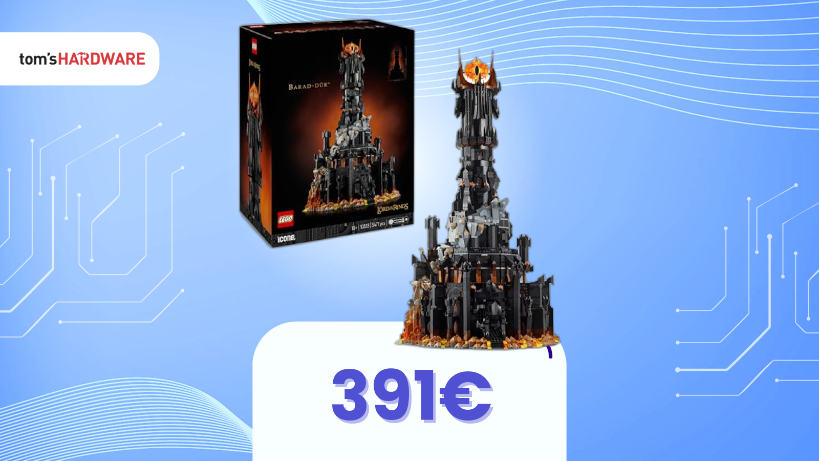 LEGO Barad-dûr Il Signore degli Anelli torna al MINIMO storico su Amazon!