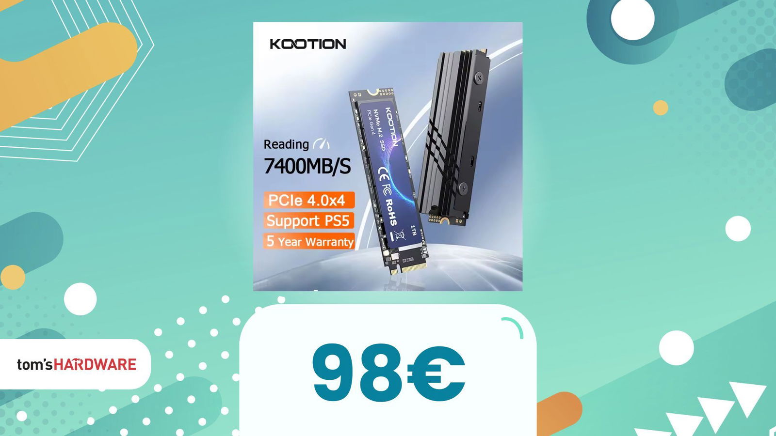 Questo SSD da 2TB per PS5 oggi su AliExpress costa meno di 100€!