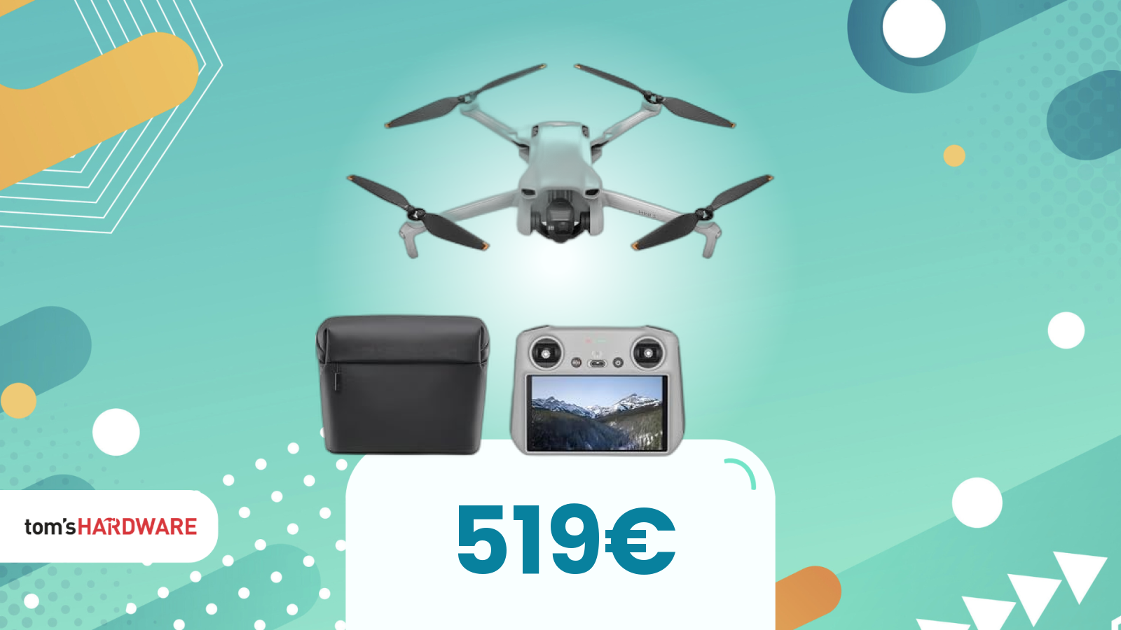 Foto aeree al TOP con il DJI Mini 3 Fly! Con il Black Friday lo paghi il 20% in meno