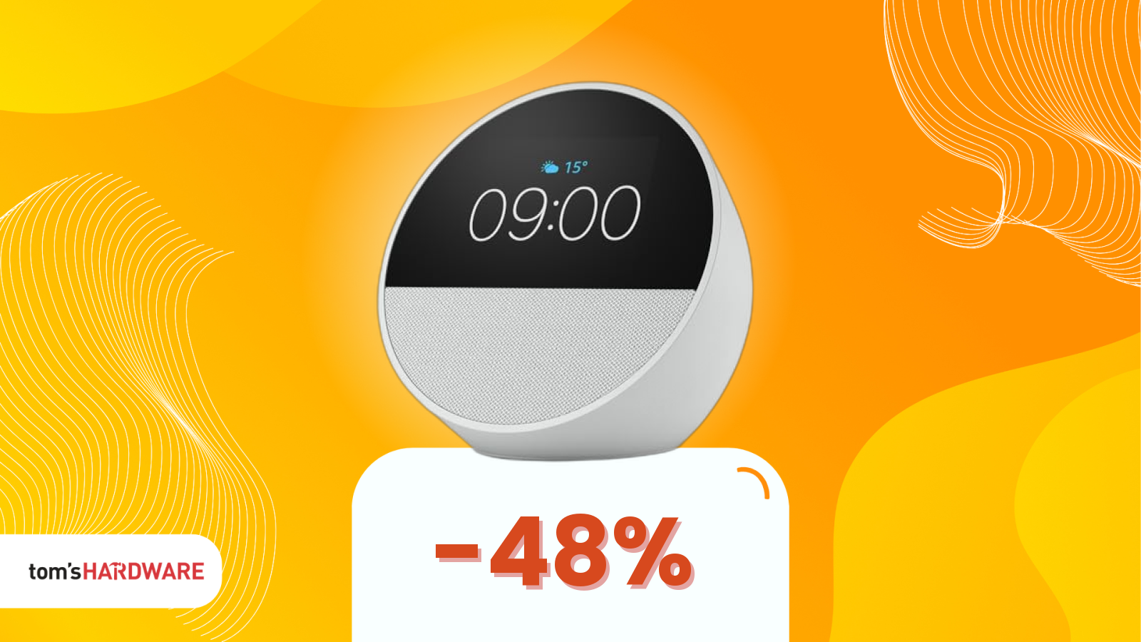 Super sconto sul nuovissimo Amazon Echo Spot! Su Amazon risparmi il 48%