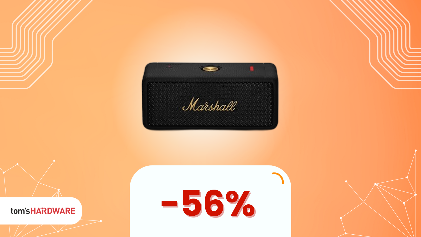 Questa cassa bluetooth della Marshall è un MUST BUY assoluto! Su Amazon al 56%
