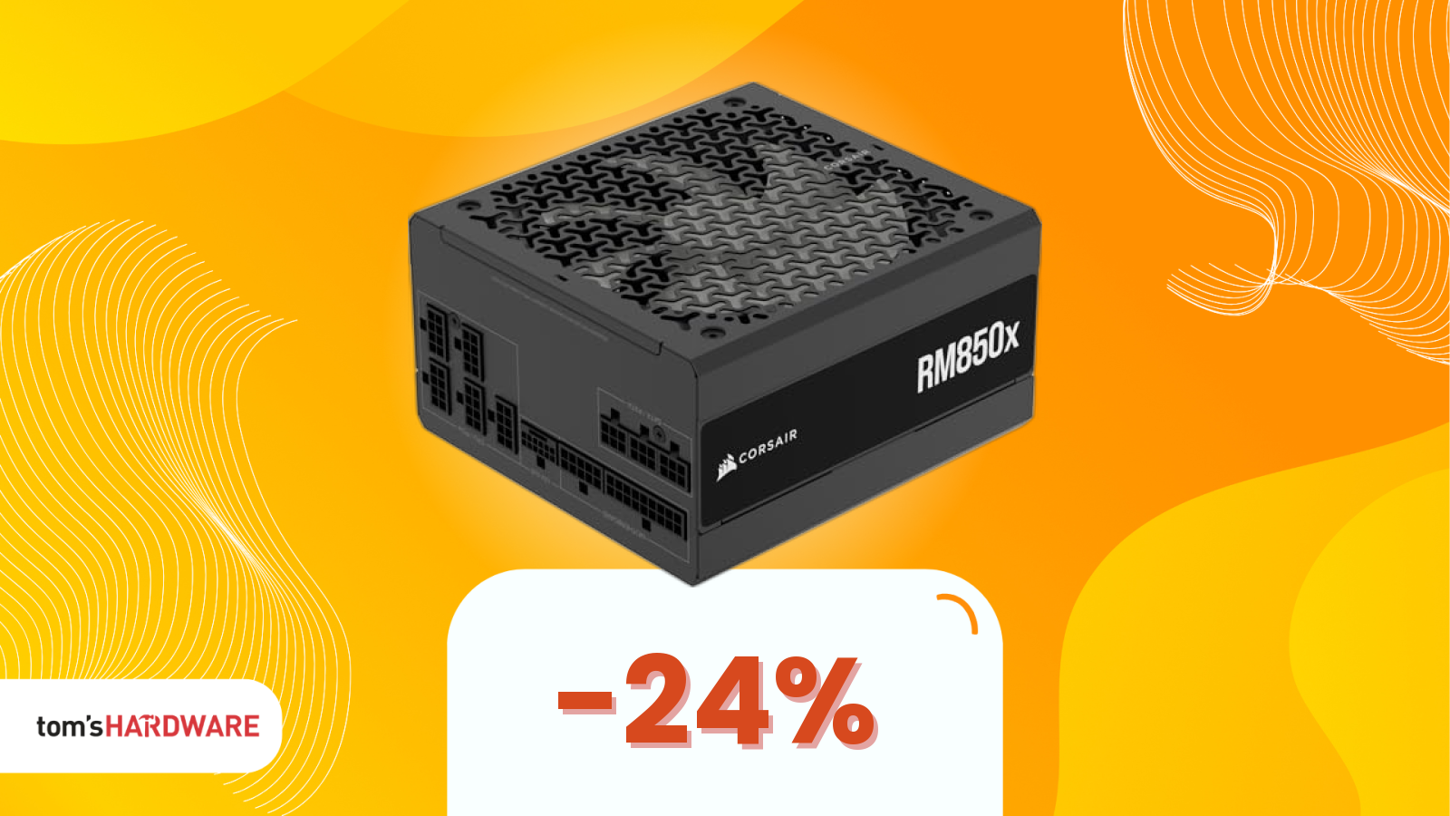 Corsair RM850x in SUPER SCONTO: alimentatore top a 129€