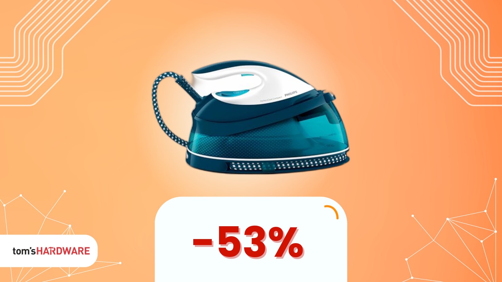 Sconto record di 100€ sul ferro da stiro Philips più venduto