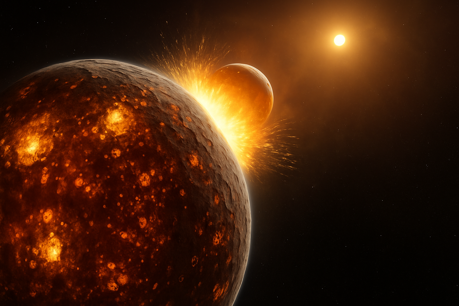 Luna: trovate tracce del pianeta che la creò miliardi di anni fa