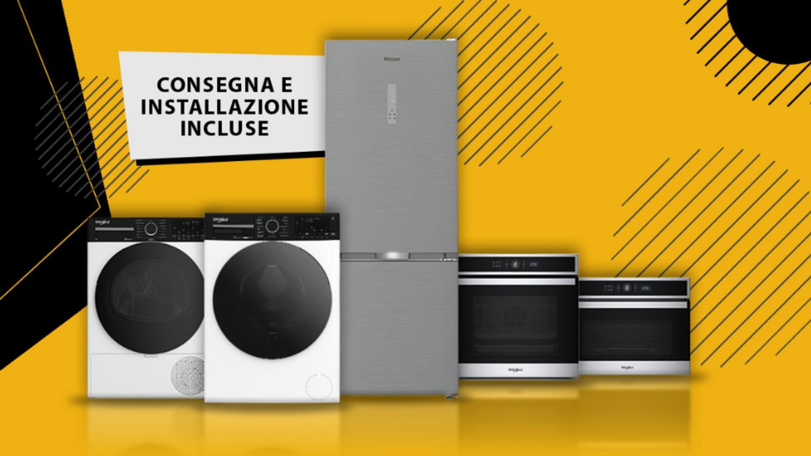 Affari veloci! Black Friday Whirlpool con sconti extra fino al 20%