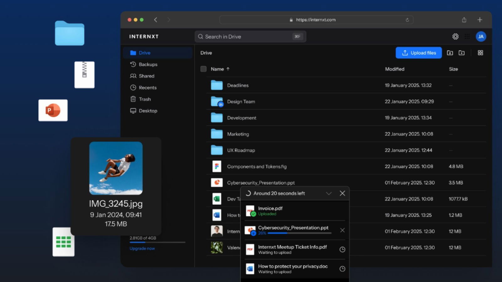 90% di sconto, di più sarebbe un regalo. Questo è il Black Friday di Internxt