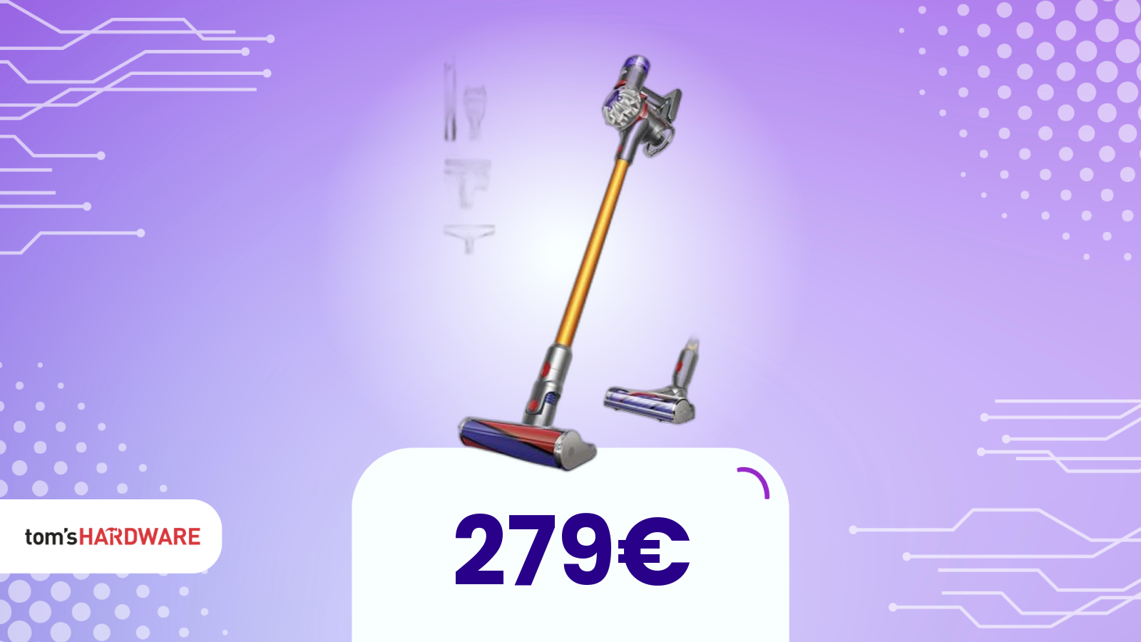 Dyson V8 Absolute è sempre una garanzia, se poi è scontato del 44% ancora meglio!
