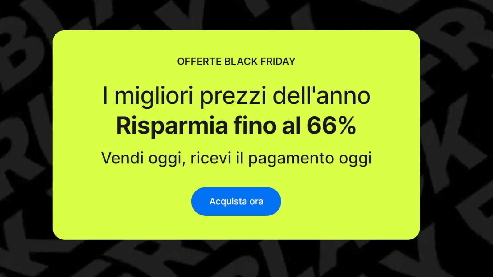 Sbrigati! Il tuo MyPOS può costare meno di 10€ durante il Black Friday